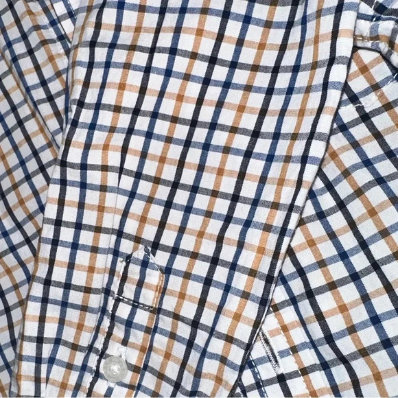 JANIE AND JACK PLAID POPLIN SHIRT. SIZE 12-18m - Picture 5 of 5